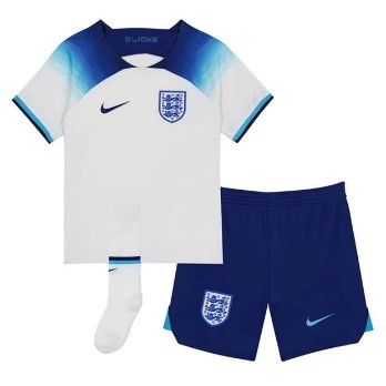 England 2022-23 Home Football Kit with socks – Kids – SMAZZ